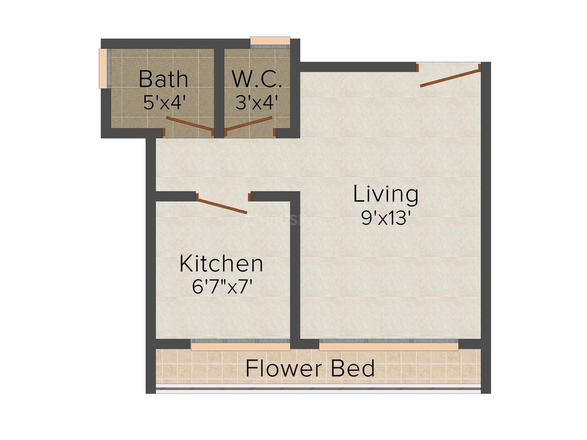 1 RK Apartment