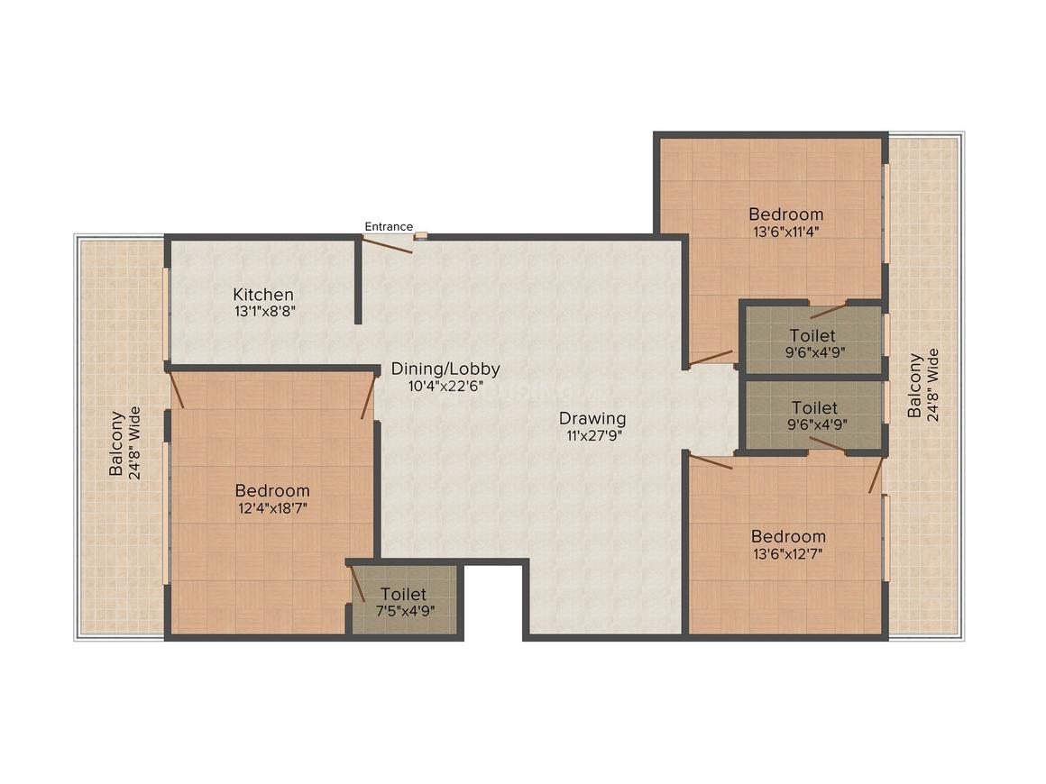 3 BHK Independent Floor