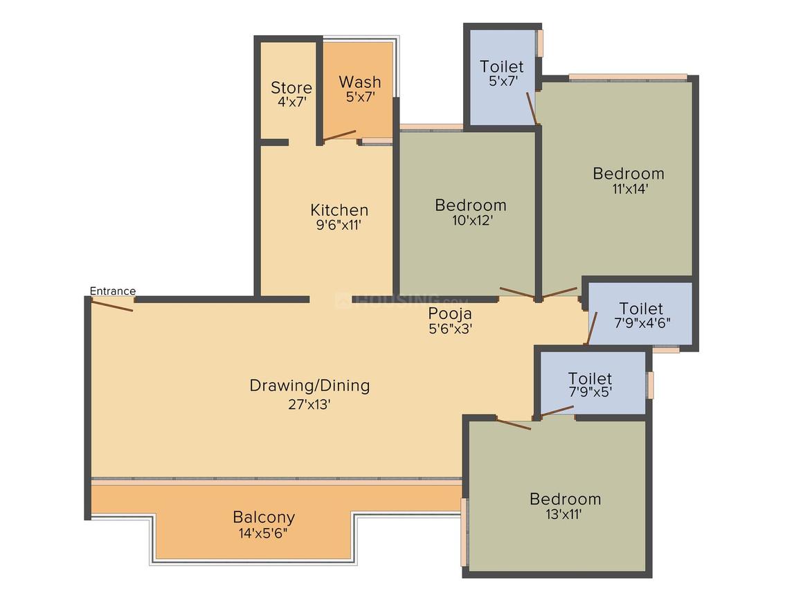 3 BHK Apartment