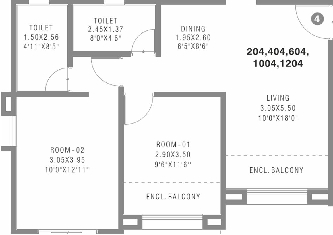 2 BHK Apartment
