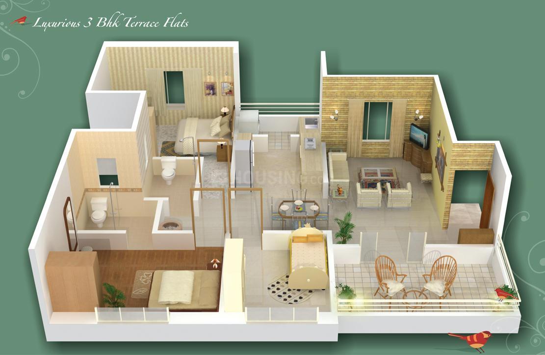 GK Developer Rose County Floor Plan Pimple Saudagar, Pune
