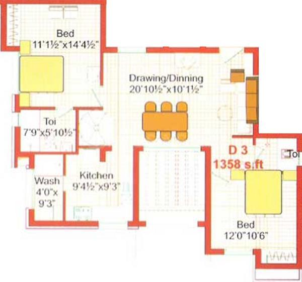 2 BHK Apartment
