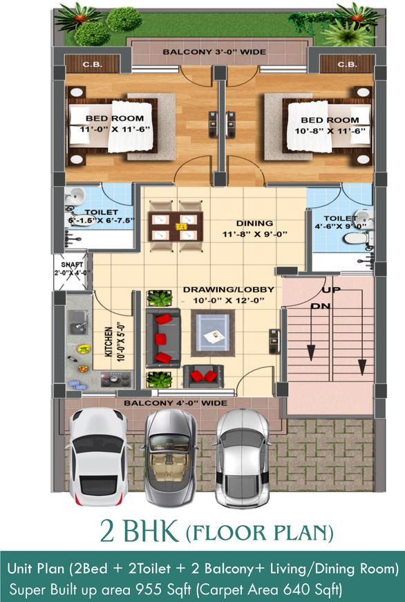 2 BHK Apartment