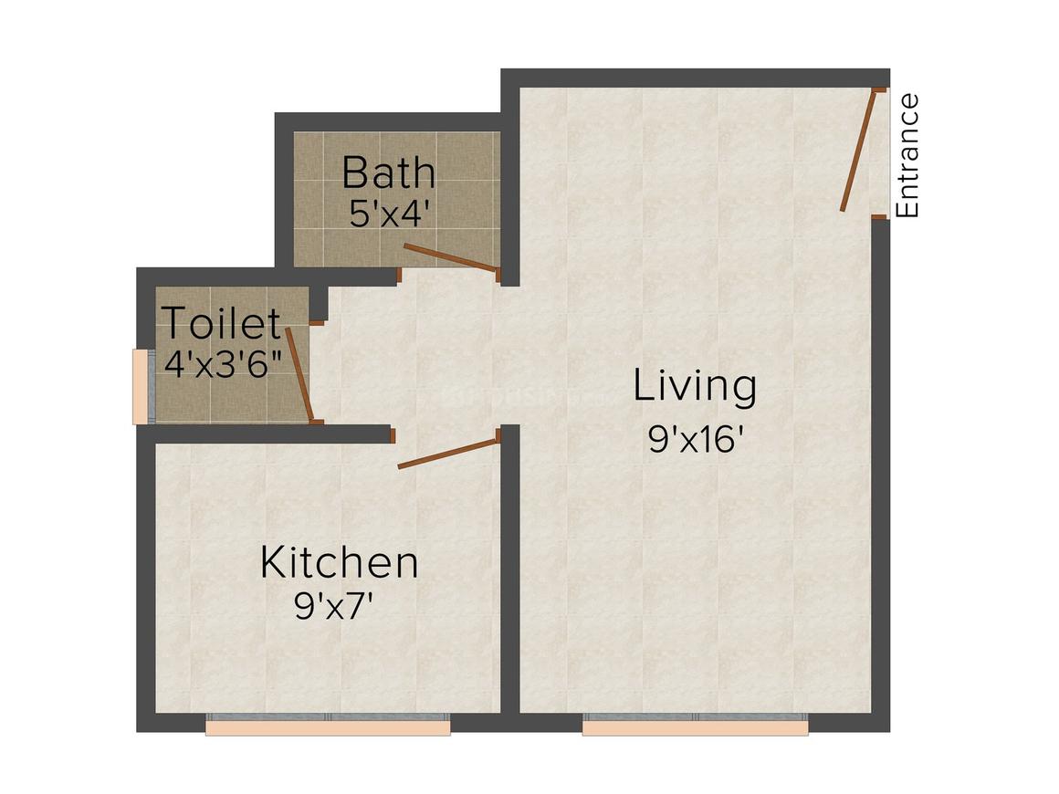 1 RK Apartment