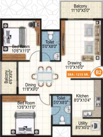 2 BHK Apartment