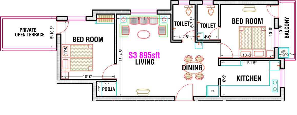 2 BHK Apartment