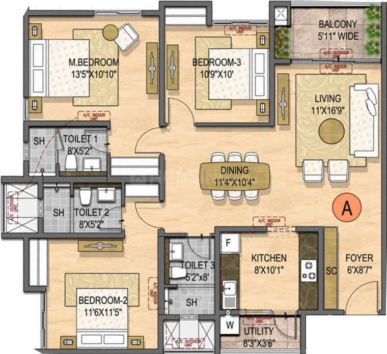 3 BHK Apartment