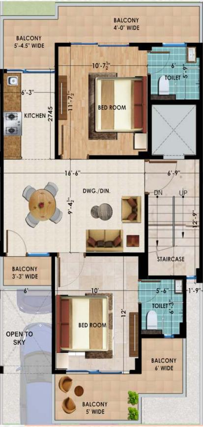 2 BHK Apartment