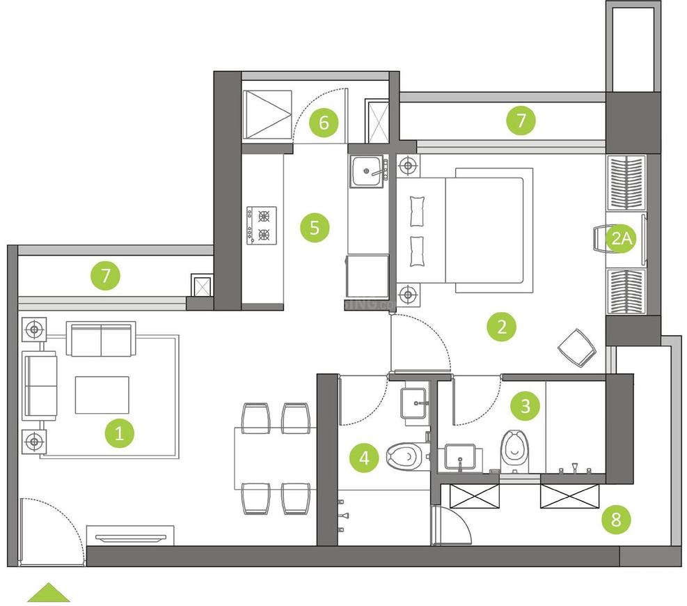 1 BHK Apartment
