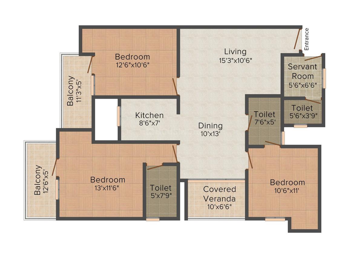 3 BHK Independent Floor