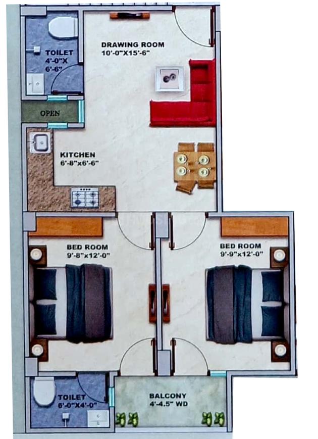 GCM Gomati Apartment - Image 12
