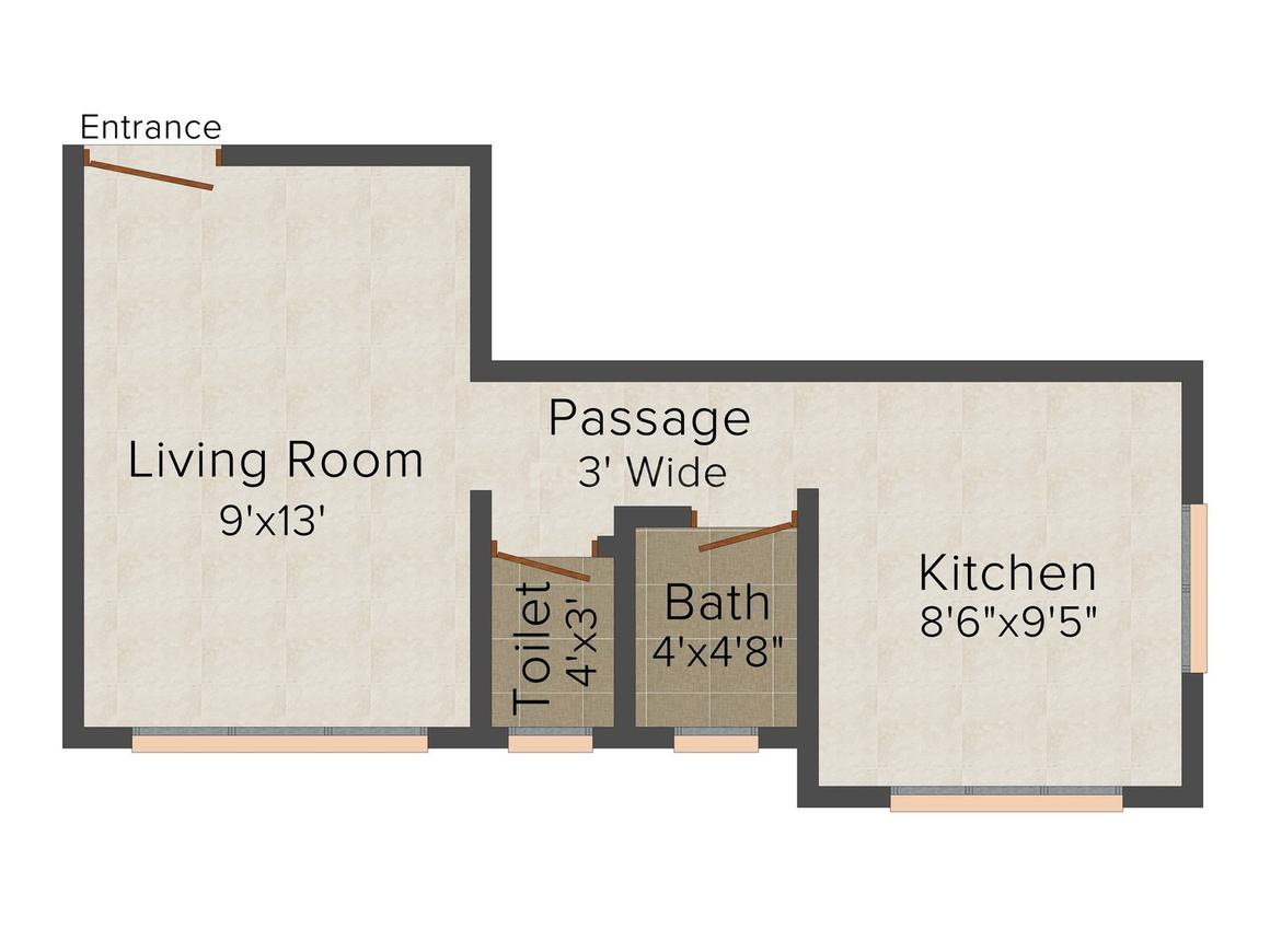 1 RK Apartment
