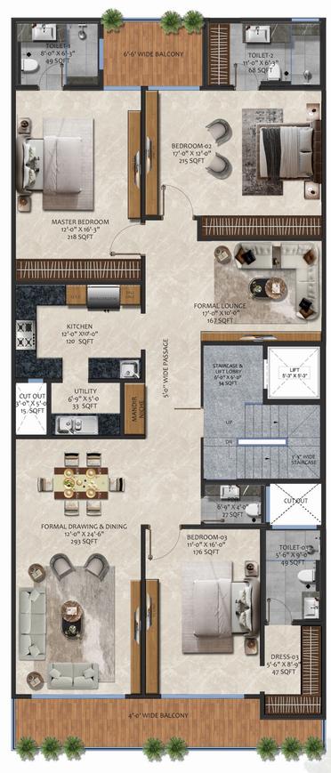 Altura Greater Kailash 2 Super Luxury Floors - Image 2