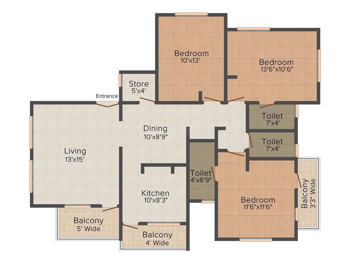 3 BHK Apartment