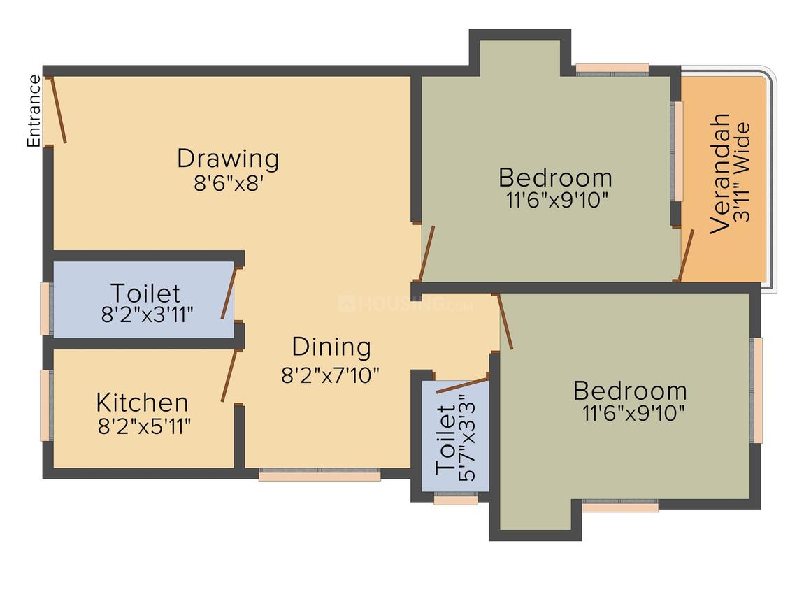 2 BHK Apartment