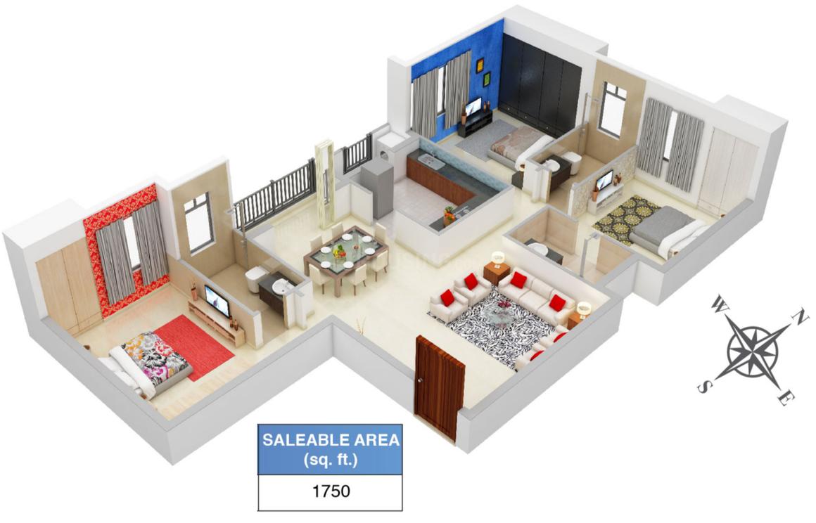 3 BHK Apartment