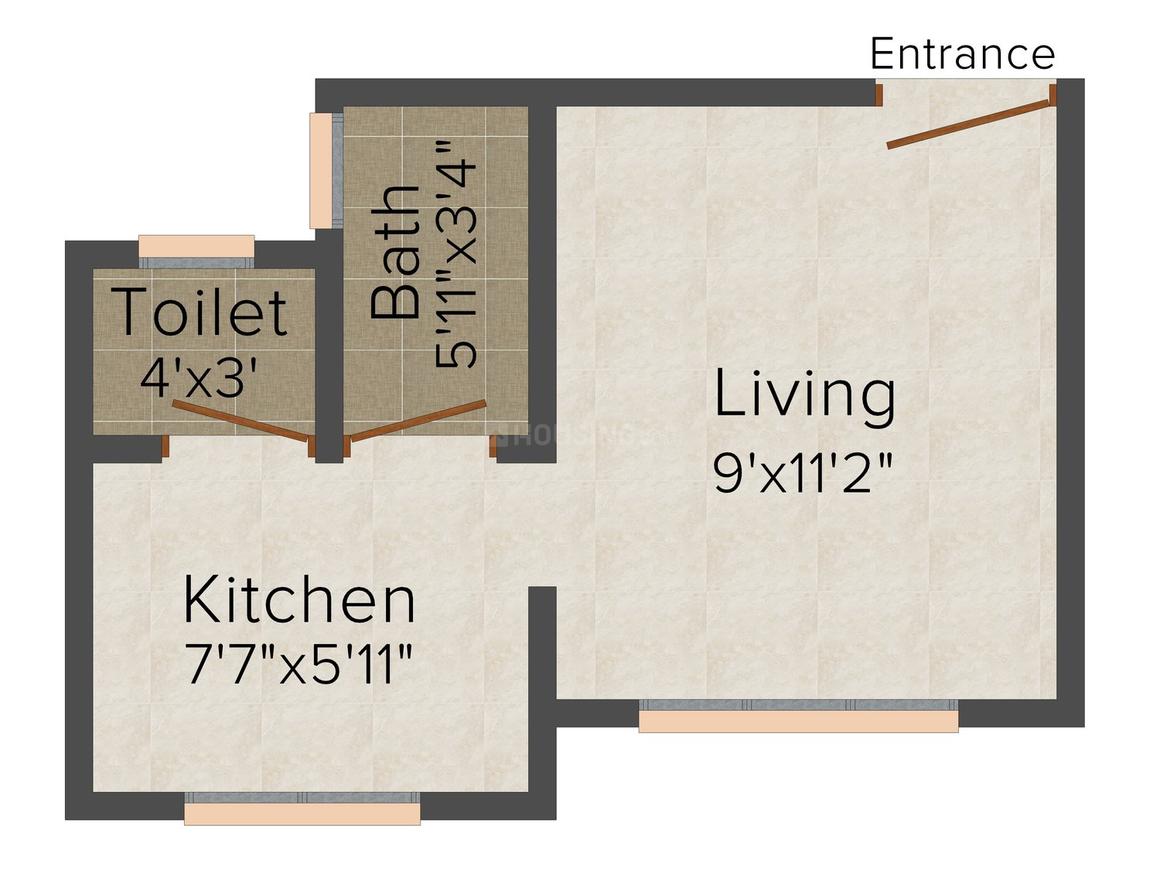 1 RK Apartment