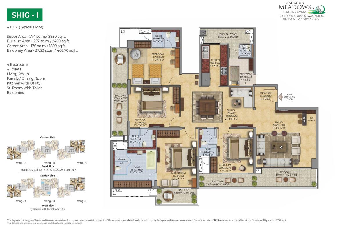 Mahagun Meadows Highrise - Image 20