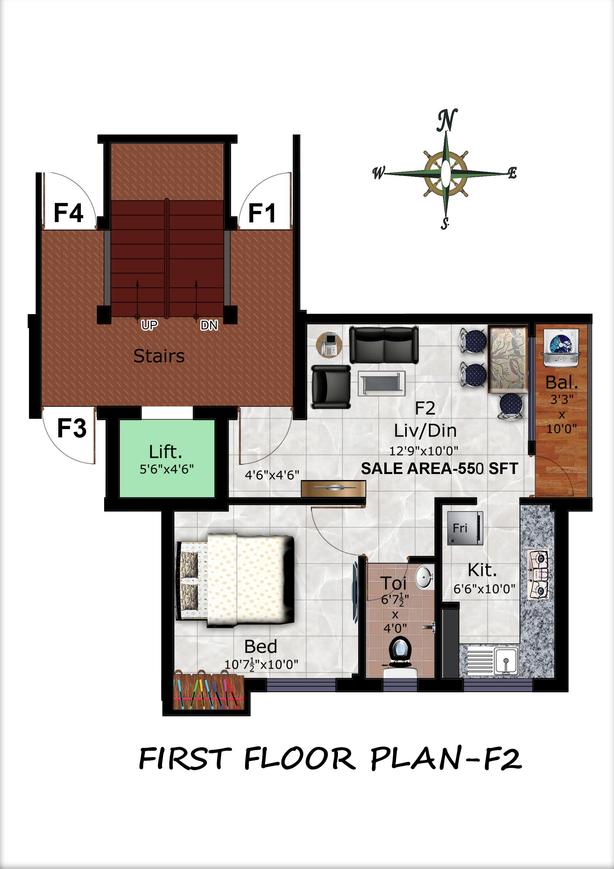 1 BHK Apartment