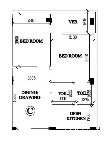 2 BHK Apartment
