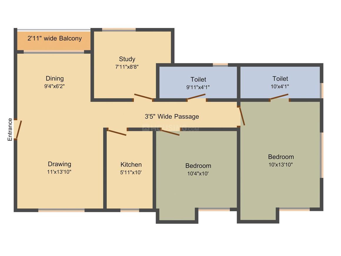 2.5 BHK Apartment