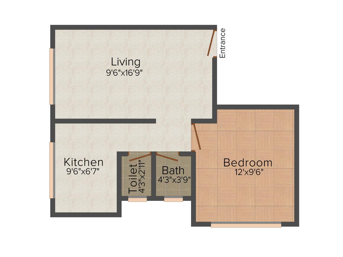 1 BHK Apartment