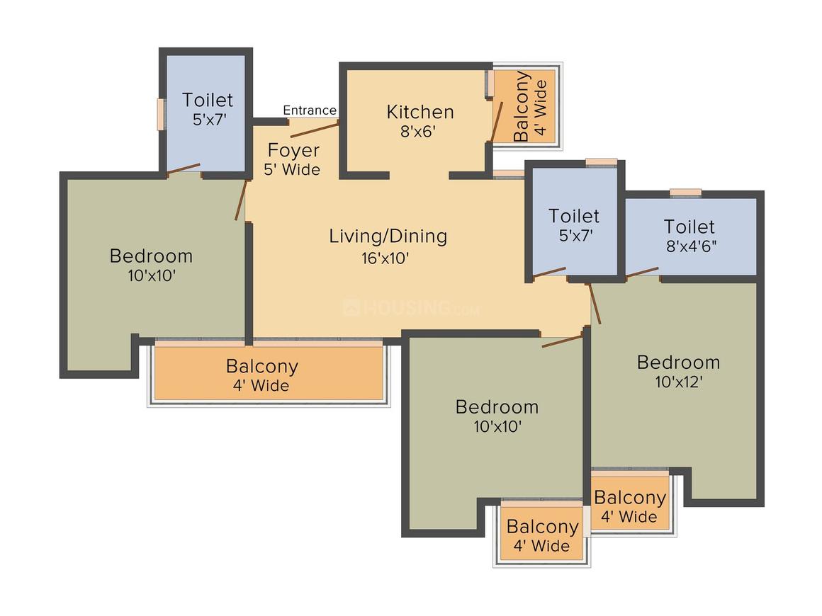 Ajnara Khel Gaon Phase 1 Tower A B C And D - Image 13