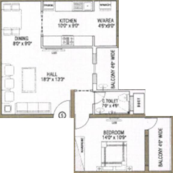 1 BHK Apartment