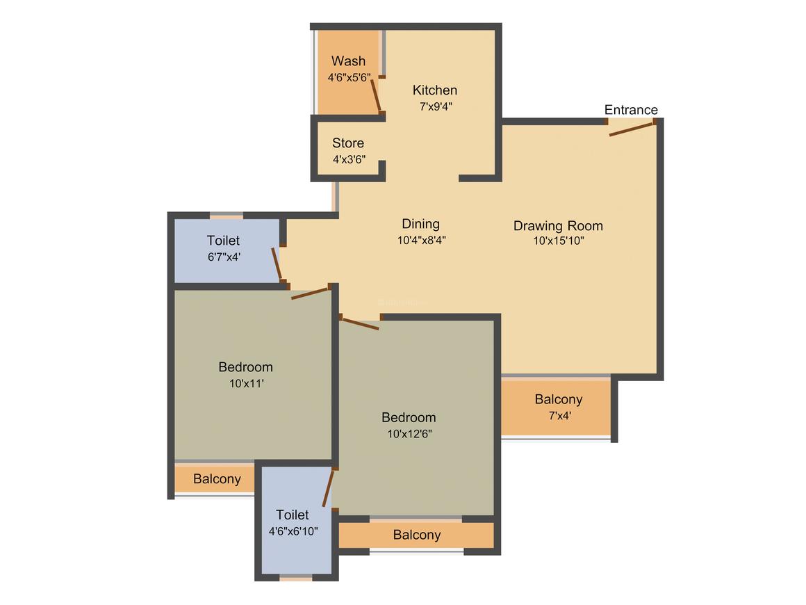 2 BHK Apartment