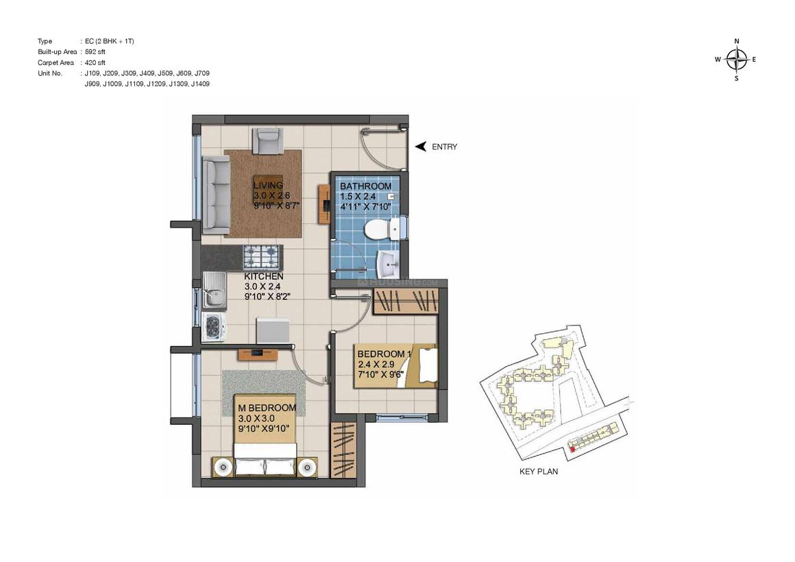 2 BHK Apartment