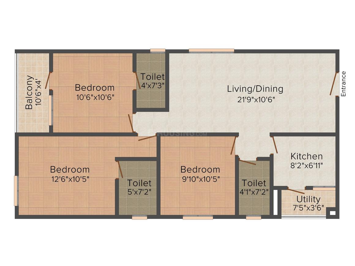 3 BHK Independent Floor