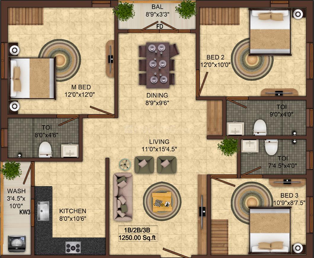 3 BHK Apartment