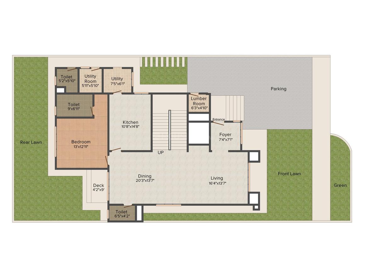 5 BHK Independent Floor