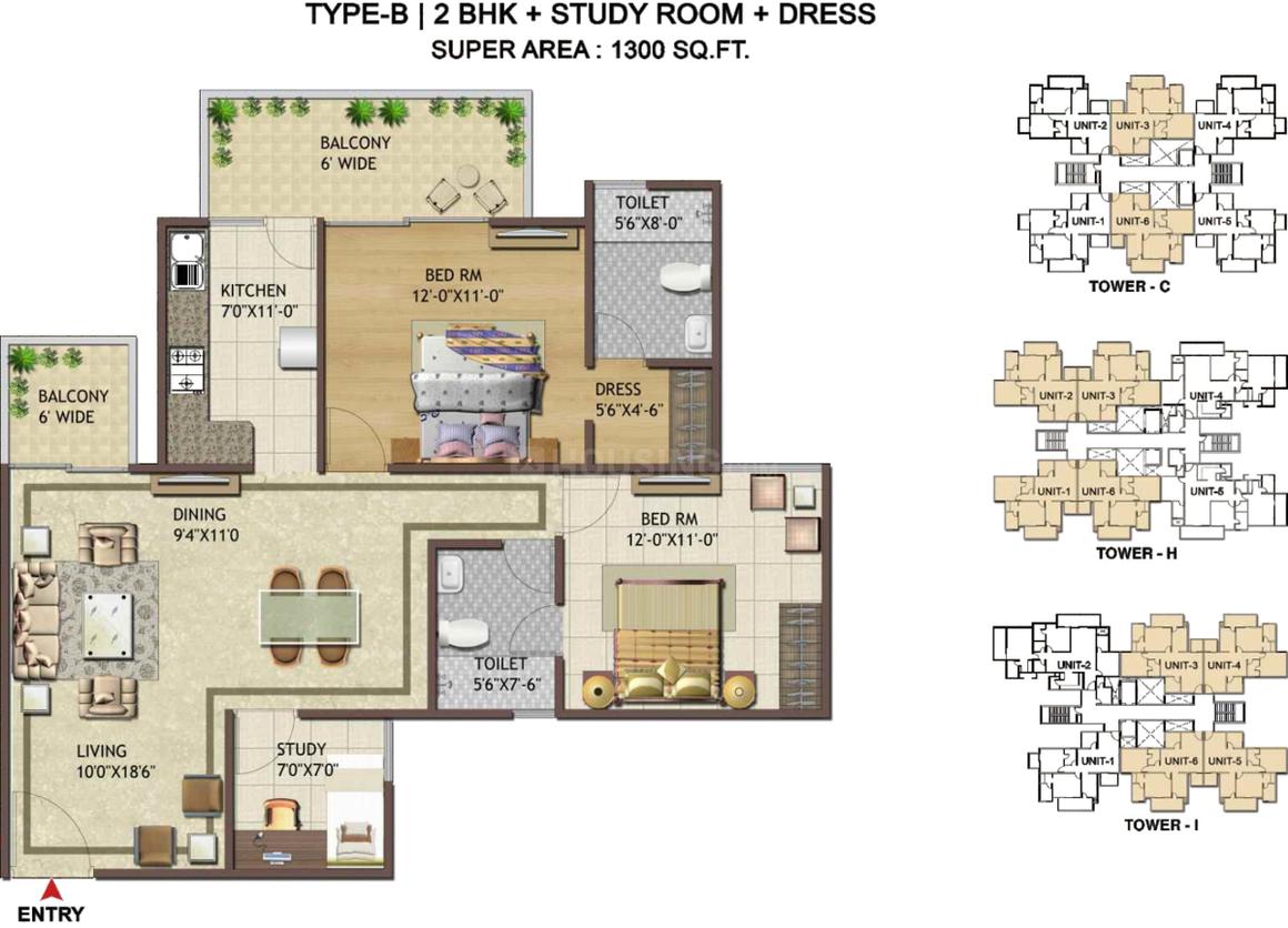 2.5 BHK Apartment