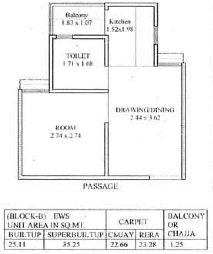 1 BHK Apartment