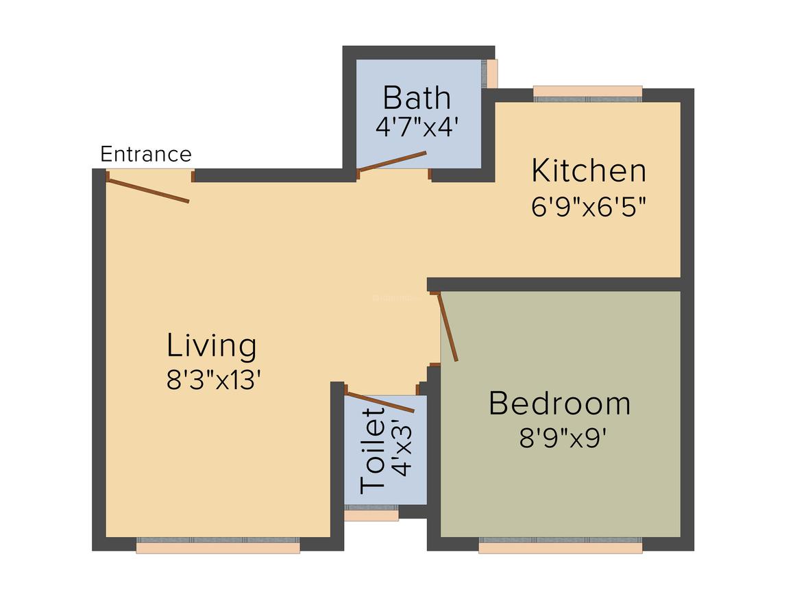 1 BHK Apartment