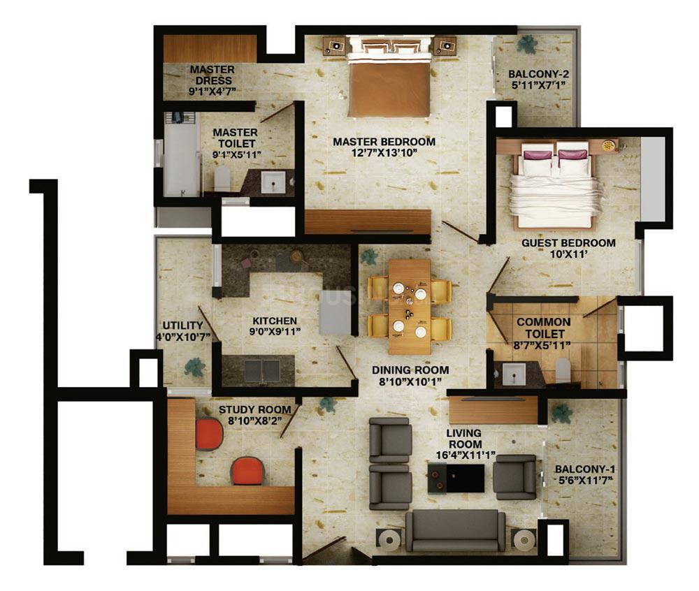 2 BHK Apartment