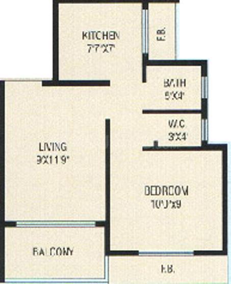 1 BHK Apartment