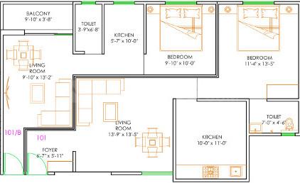 2 BHK Apartment
