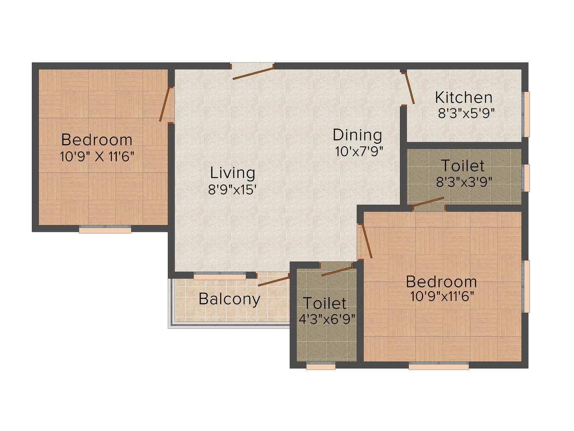 2 BHK Apartment