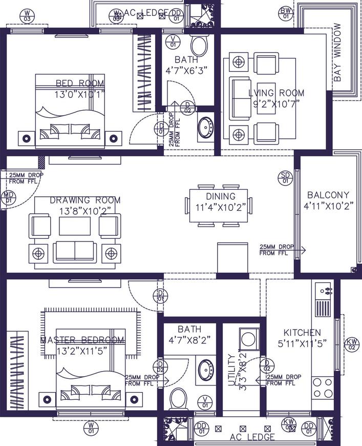 2 BHK Apartment