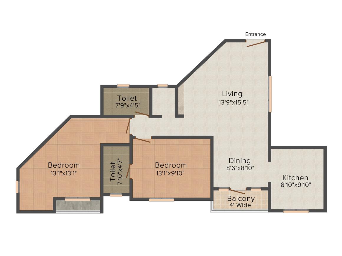 2 BHK Apartment