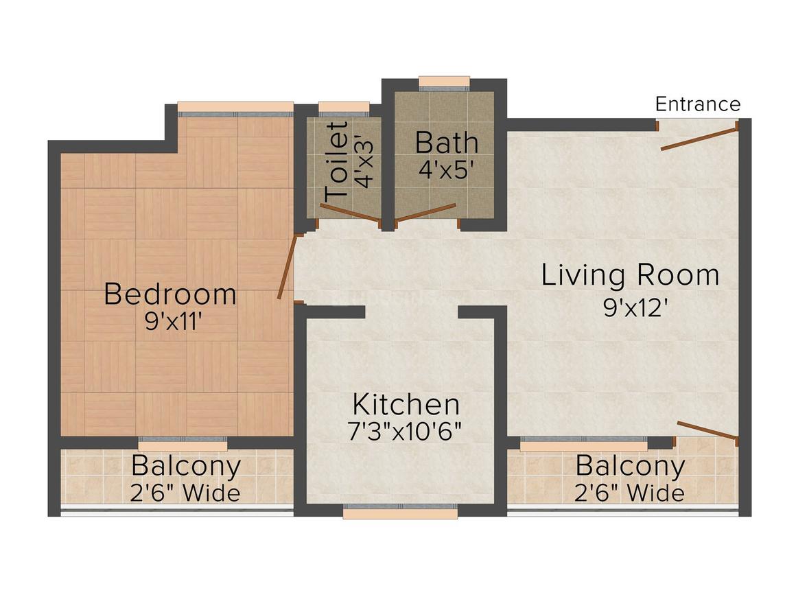 1 BHK Apartment