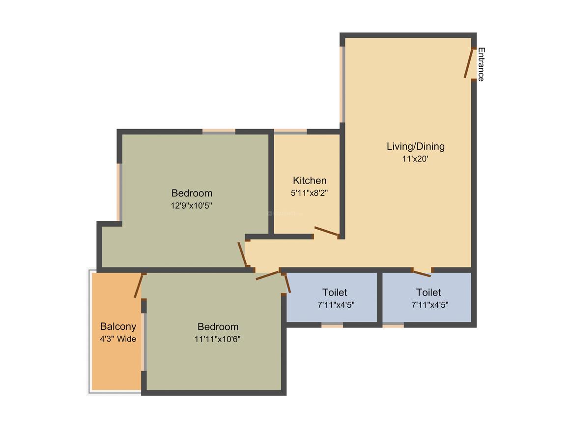 2 BHK Apartment
