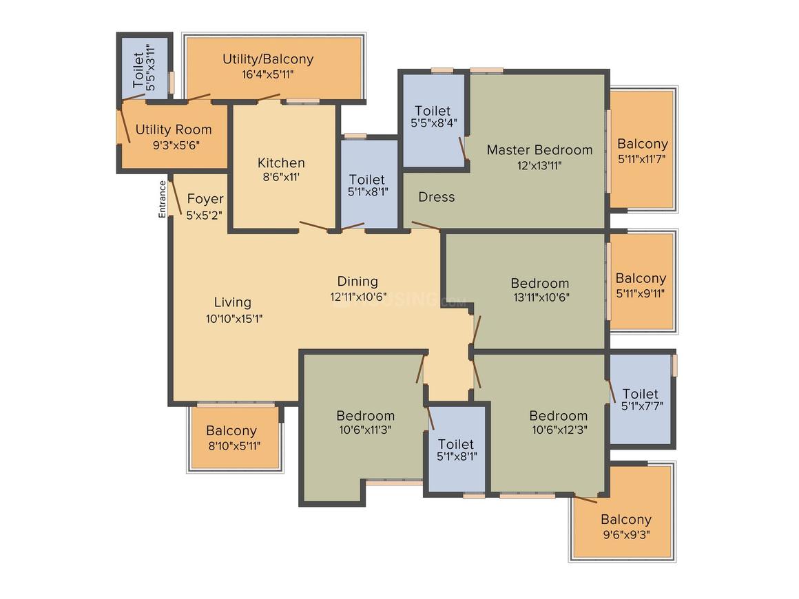 4 BHK Apartment