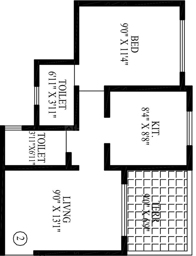 1 BHK Apartment