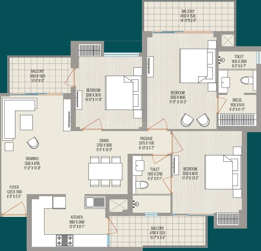 3 BHK Apartment