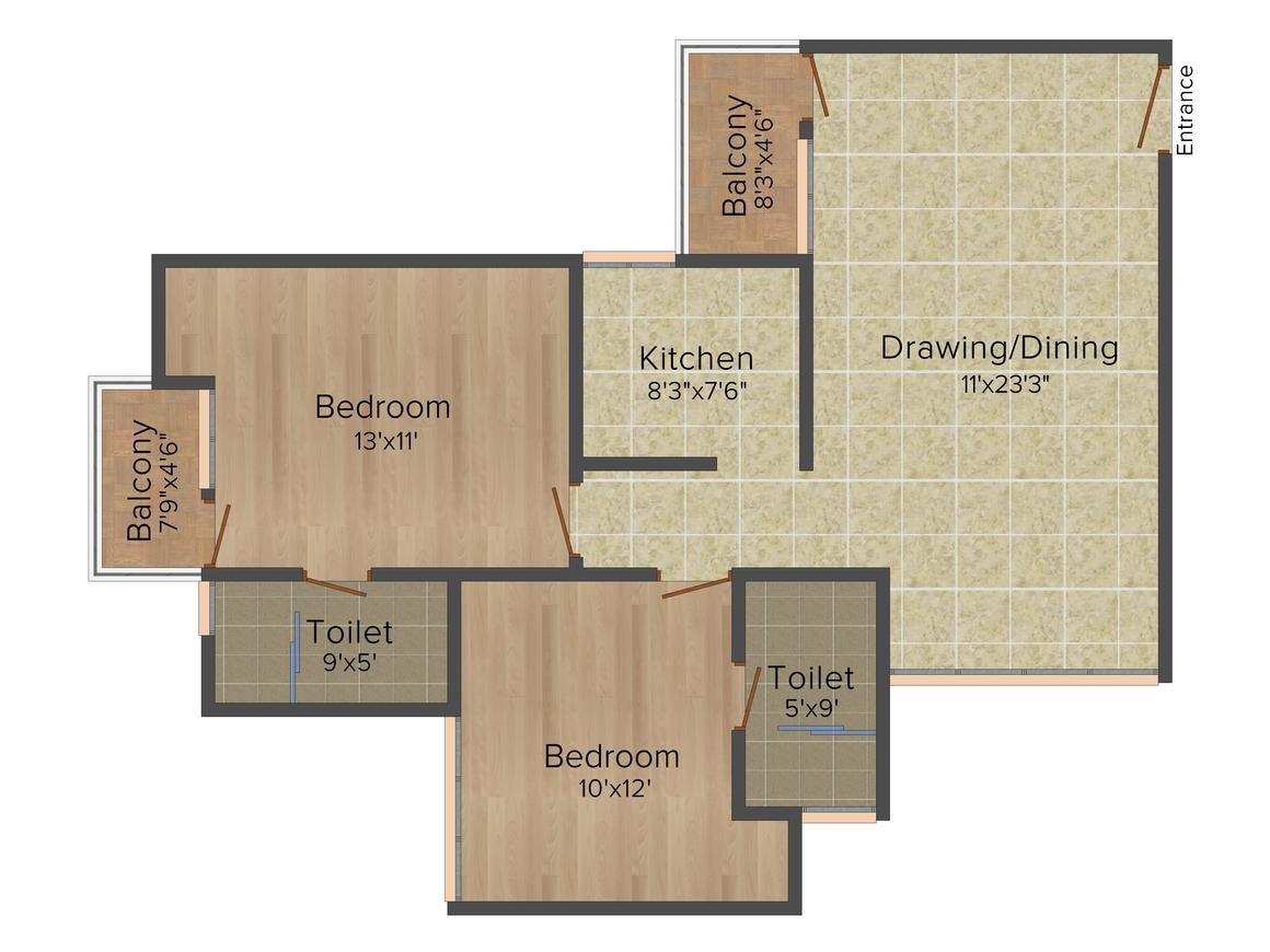 2 BHK Apartment