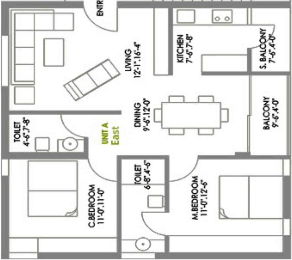 2 BHK Apartment