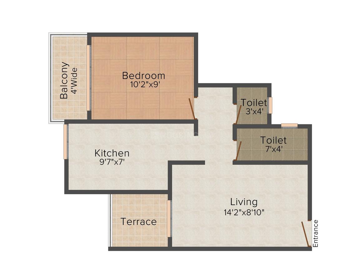1 BHK Apartment